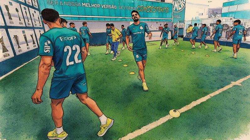 (Foto: Cesar Greco/Palmeiras/by Canon)