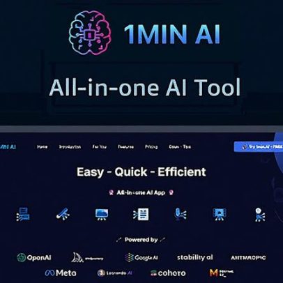 Acesso vitalício à 1minAI tem quase 90% de desconto com cupom