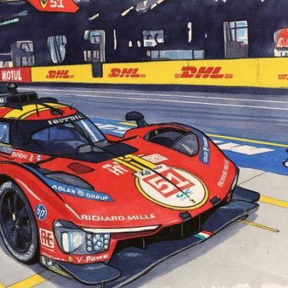 Ferrari aposta em IA e leilão de cripto para carro de Le Mans