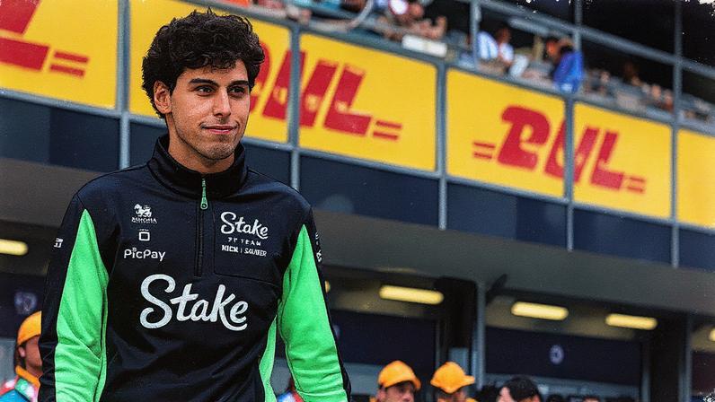 Gabriel Bortoleto no GP do Azerbaijão de F1, em Baku (Foto: Mark Thompson / Getty Images / Sauber Media Hub)
