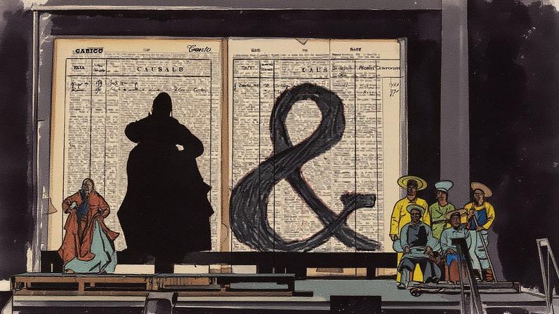 A performance of William Kentridge’s Waiting for the Sibyl (2019) Photo: Stella Olivier, courtesy Powerhouse Arts, Brooklyn