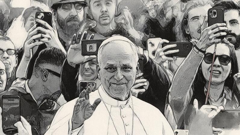 Observers say Pope Leo has shown ‘he’s taking up the baton from his predecessor on key issues’. Photograph: Ciro De Luca/Reuters