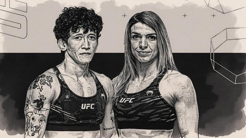 Virna Jandiroba e Mackenzie Dern fazem revanche pelo cinturão no UFC 321. (Divulgação)