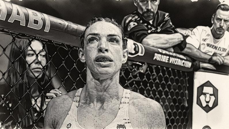 Valter Walker comemora a vitória sobre Louie Sutherland no card preliminar do UFC 321. (Foto por Chris Unger/Zuffa LLC)