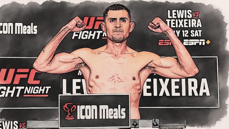 Steve Garcia enfrenta David Onama na luta principal do UFC Vegas 110. (Foto por Jeff Bottari/Zuffa LC)