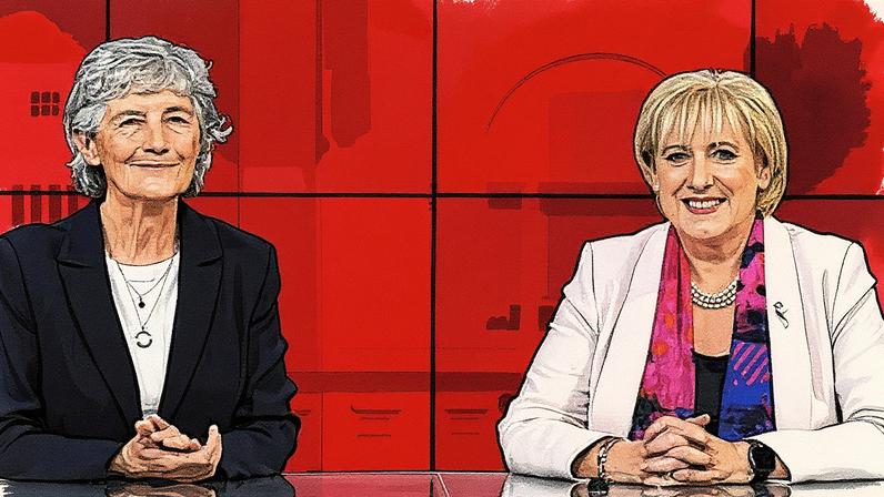 Polls give Catherine Connolly, left, a wide lead over Heather Humphreys, right, as concern grows over what has been described as lacklustre campaign.
