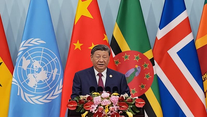 President Xi Jinping at the Global leaders’ meeting on gender equality and women’s empowerment in Beijing earlier this month.