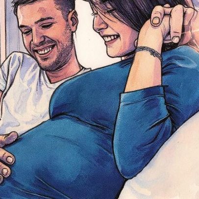 Cinco maneiras de demonstrar amor à sua esposa grávida