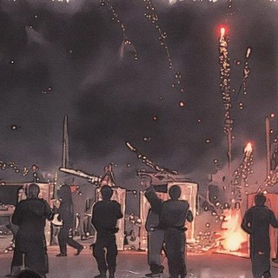 Pedras e fogos novamente lançados contra a polícia de Dublin durante terceira noite de protestos