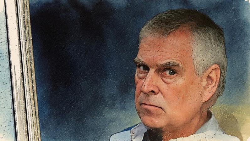 Crown and out … Prince Andrew has relinquished his royal titles, including the Duke of York.