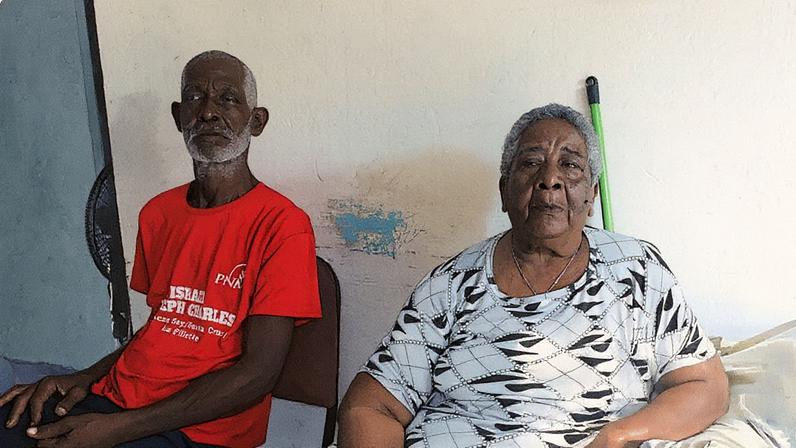 Cornell and Christine Clement, Chad ‘Charpo’ Joseph’s grandparents, on 16 October 2025.