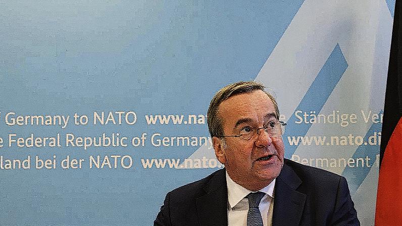 Germany’s defence minister, Boris Pistorius, drew up a plan for the military.