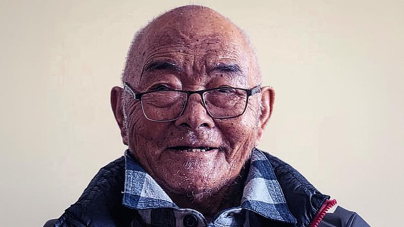 Kanchha Sherpa began mountaineering when he was 19 and was among the 35-member expedition that reached the summit of Mount Everest in May 1953.