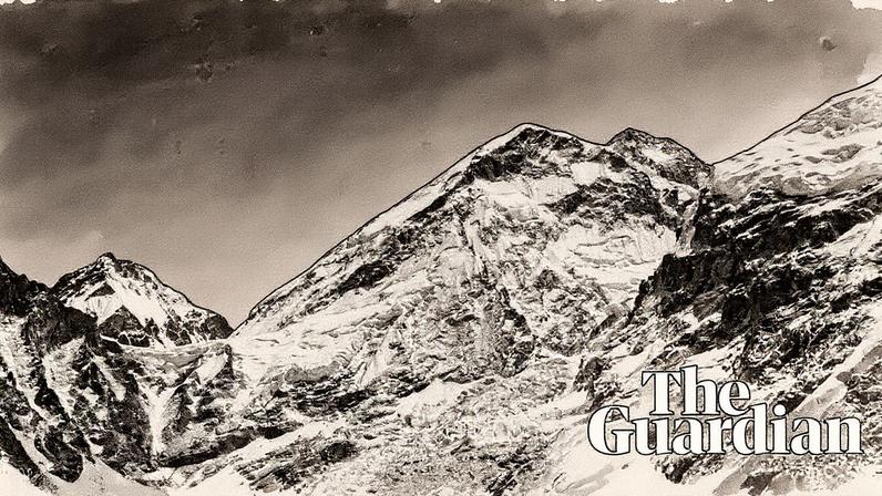 Unusually heavy precipitation pummelled the Himalayas on Sunday. Photograph: Purnima Shrestha/Reuters