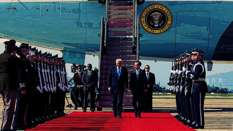 Trump encerra viagem pela Ásia na Coreia do Sul e enfrenta Xi cara a cara