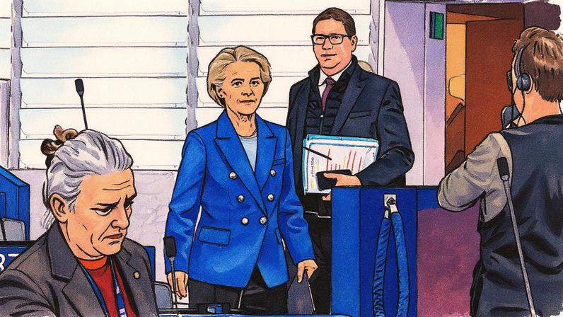 Von der Leyen vence moção de censura no Parlamento Europeu com apoio crítico