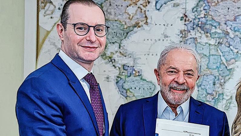 O ministro Cristiano Zanin e o presidente Lula: decisão do STF pode ajudar nas contas do governo. (Foto: Ricardo Stuckert/PT)