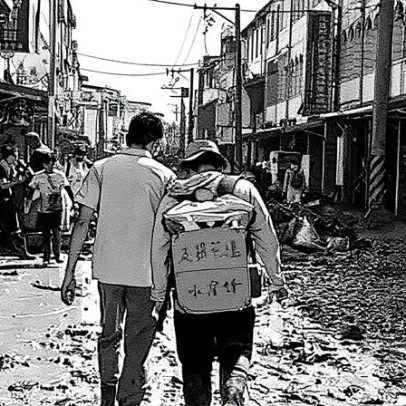 Milhares de pessoas se unem em Taiwan para limpar cidade após inundação devastadora