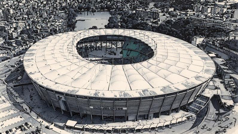 Vista aérea da Arena Fonte Nova (Foto: San Junior / Divulgação)