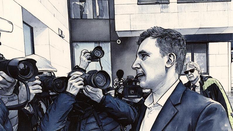 Christopher Cash leaves Westminster magistrates court in 2024