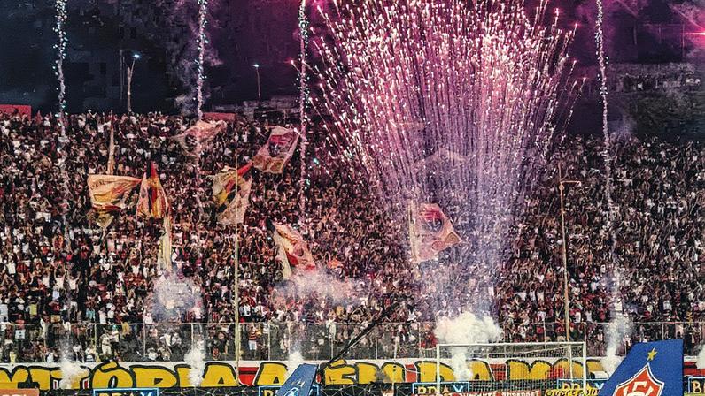 Festa da torcida do Vitória no Barradão (Foto: Victor Ferreira / EC Vitória)