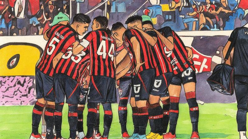 Elenco do Vitória no Barradão (Foto: Victor Ferreira / EC Vitória)