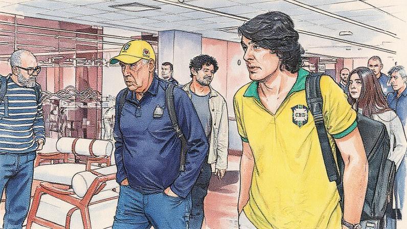 Carlo Ancelotti e Diego Fernandes juntos (Foto: Divulgação/ CBF)