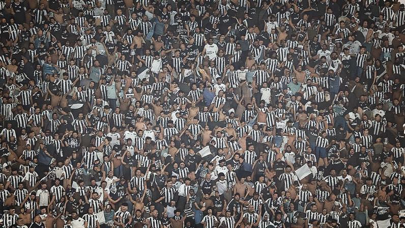 Torcida do Botafogo no Nilton Santos (Foto: Vítor Silva/Botafogo)