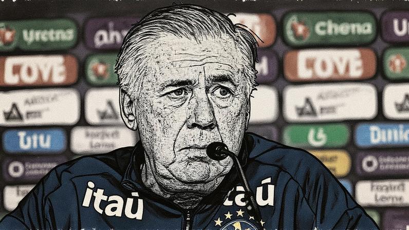 Carlo Ancelotti, técnico da Seleção Brasileira (Foto: @rafaelribeirorio / CBF)