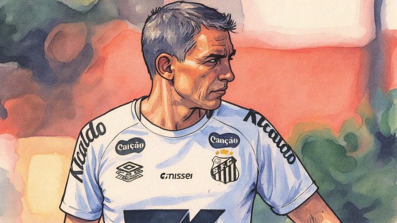 Vojvoda, técnico do Santos (Foto: Raul Baretta/ Santos FC)