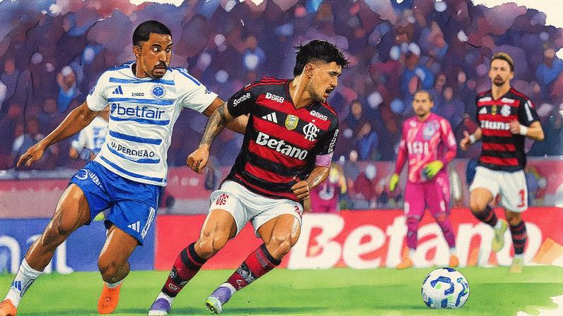 Flamengo e Cruzeiro ficam no 0 a 0 no Maracanã - Fotos: Gilvan de Souza/Flamengo