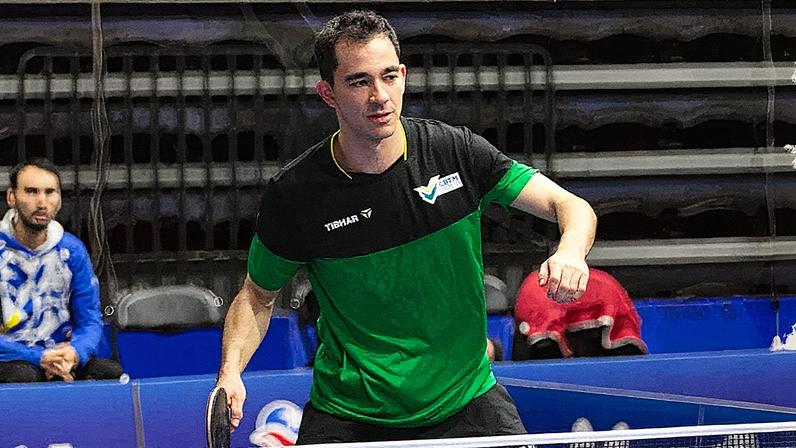 Hugo Calderano no Pan-Americano 2025 (Foto: ITTF Americas)