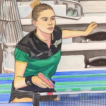 Bruna Takahashi se despede do WTT Champions de Montpellier