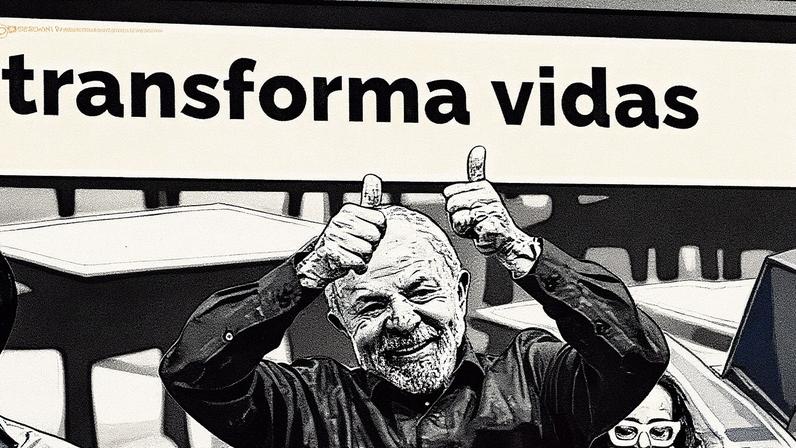 Presidente Lula (PT) durante a cerimônia de comemoração pelo Dia dos Professores, no Rio de Janeiro. Foto: Ricardo Stuckert/PR