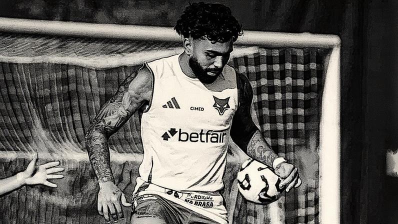 Atacante Gabigol será titular na equipe do Cruzeiro no jogo contra o Fortaleza, no Mineirão (Foto: Gustavo Aleixo/Cruzeiro)