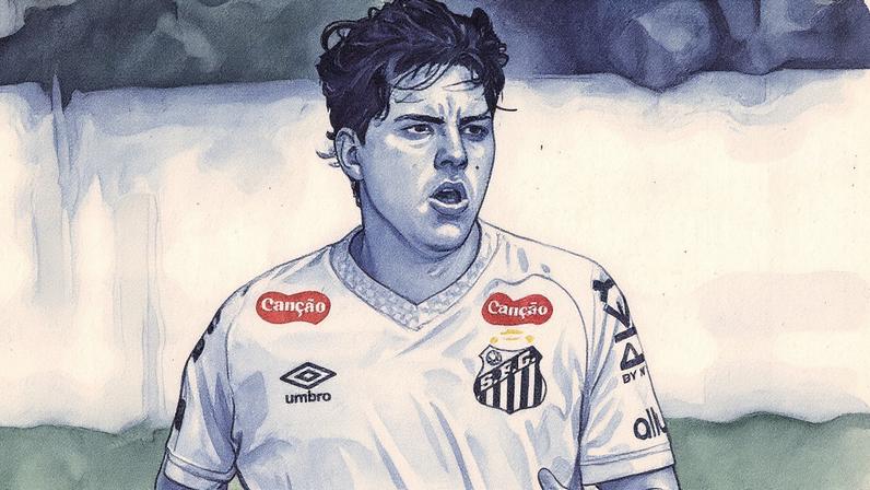 Rodrigo Cezar sofreu grave lesão (Foto: Reinaldo Campos/ Santos FC)