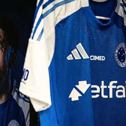 Camisa azul de 2025 se torna a mais vendida da história do Cruzeiro
