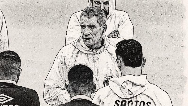 Vojvoda prepara o Santos para encarar o Vitória (Foto: Raul Baretta/ Santos FC)