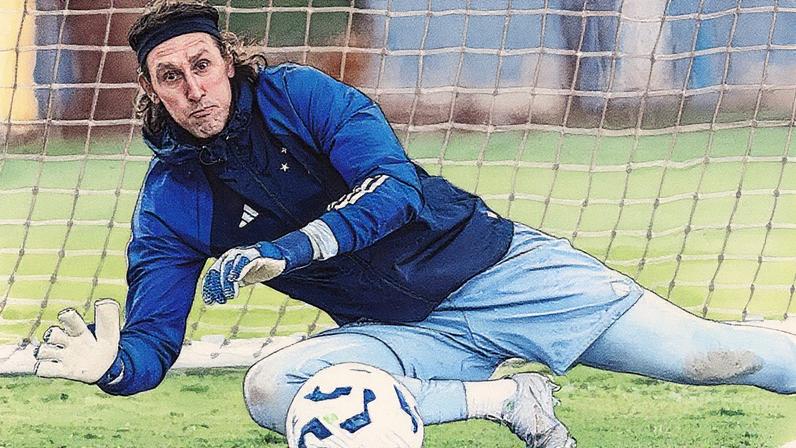 Cássio voltou aos treinos no Cruzeiro, após cumprir protocolo de concussão (Foto: Gustavo Aleixo/Cruzeiro)