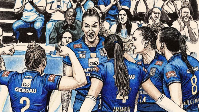 Minas vence Mackenzie em partida da Superliga feminina (Foto: Divulgação / MTC)