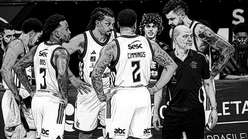 Flamengo segue invicto após ganhar do Fortaleza no NBB (Foto: Paula Reis / Flamengo)