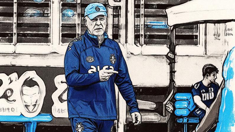 Mano Menezes tem desfalques contra o Corinthians (Foto: Lucas Uebel/Grêmio FBPA)