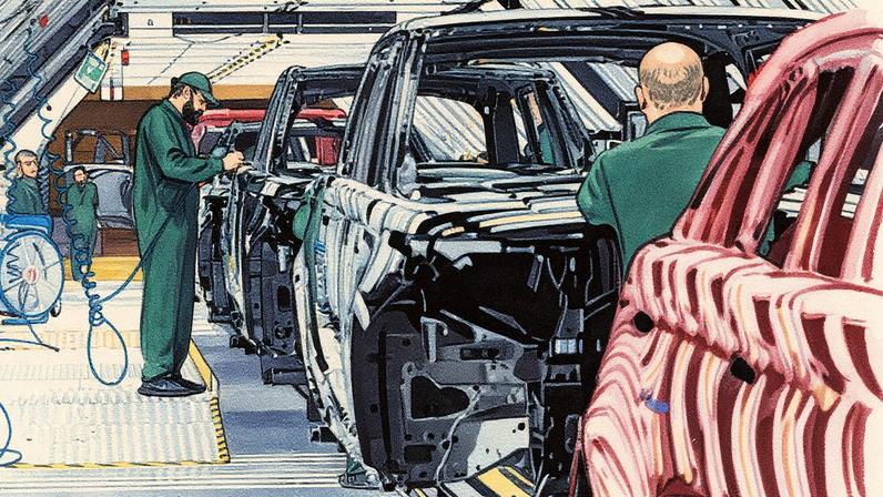 Paralisação da Jaguar aprofunda retração da indústria no Reino Unido | A empresa disse no início desta semana que em breve retomaria a produção em algumas de suas fábricas (Fonte: Bloomberg)
