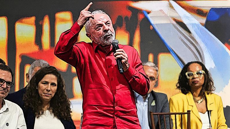 Luiz Inacio Lula da Silva speaks in Rio de Janeiro, Brazil, on 15 October 2025.