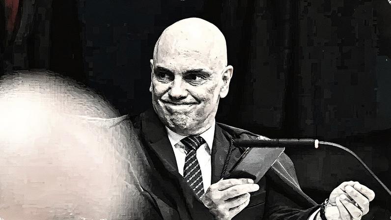 Erro judicial: Alexandre de Moraes, durante o julgamento de Jair Bolsonaro. O ministro reconheceu erro da justiça e mandou soltar um dos réus do 8 de janeiro. (Foto: Andre Borges/EFE)