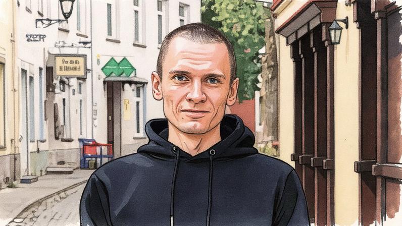 Former political prisoner Mikola Dziadok.