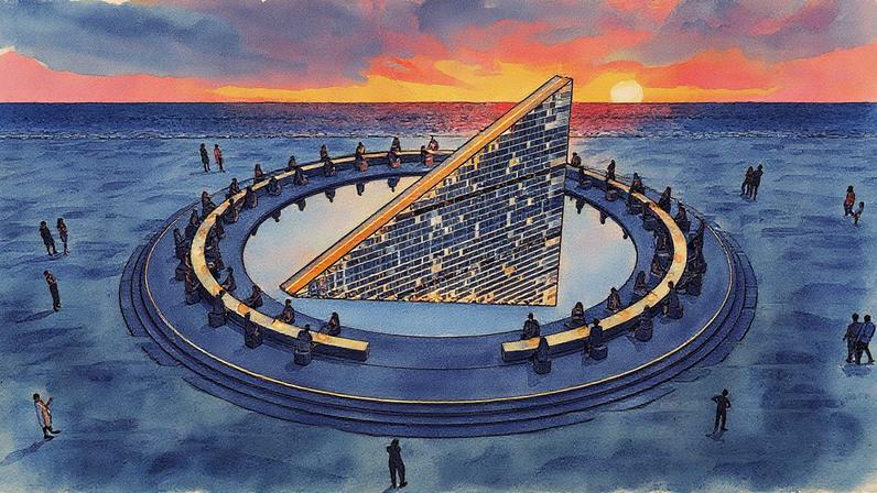 Rendering of Es Devlin's Library of Us (2025) Courtesy of Es Devlin