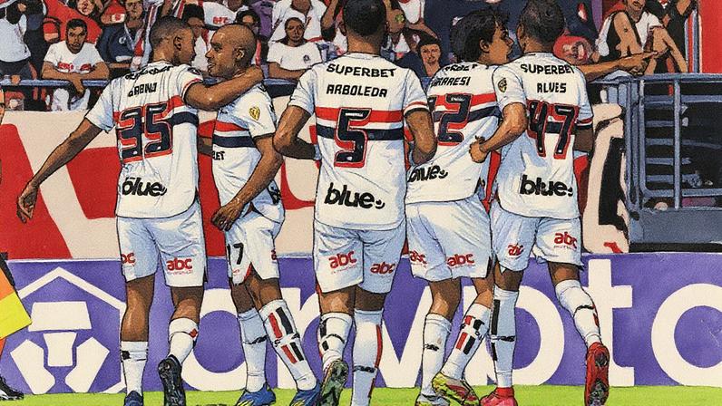São Paulo busca vaga direta na Copa Libertadores (Foto: Nelson Almeida / AFP)