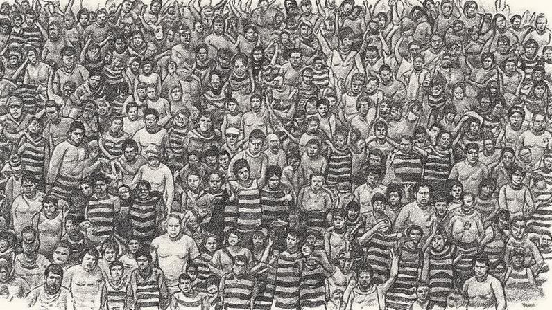 Torcida do Flamengo bateu recorde de público entre os times brasileiros no Mundial. (Foto: CHARLY TRIBALLEAU/AFP)