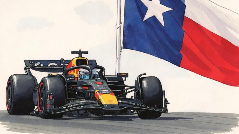 Max Verstappen no GP dos EUA de F1 (Foto: RONALDO SCHEMIDT / AFP)